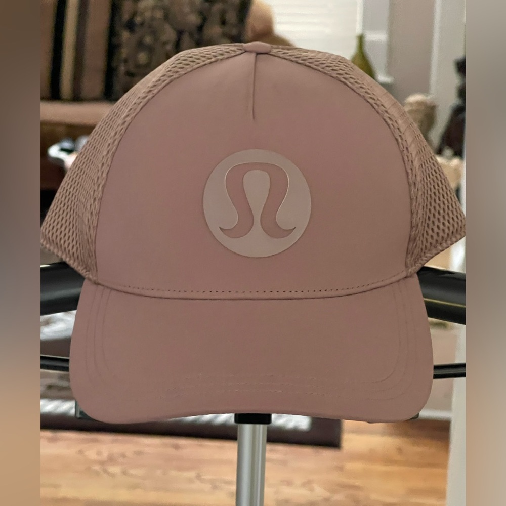 lululemon athletica Pink Mesh Back Trucker Hat